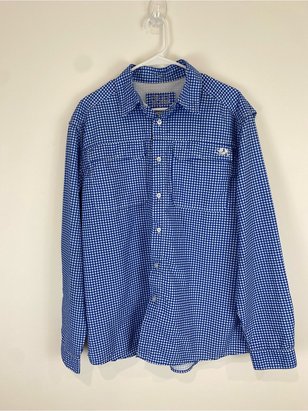 EAG Elite Engineered Angling GearMossy Oak Blue Casual Button-Down Shirt